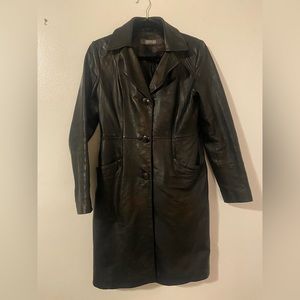 Genuine leather coat